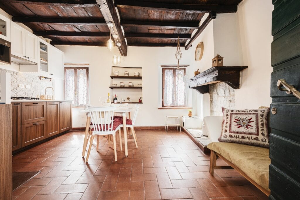 Open Space Con Cucina Appartamento Stella Alpina 1