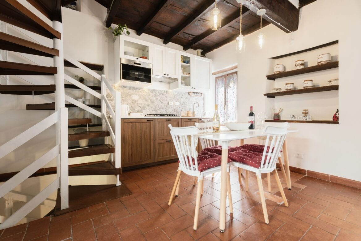Open Space Con Cucina Appartamento Stella Alpina 2